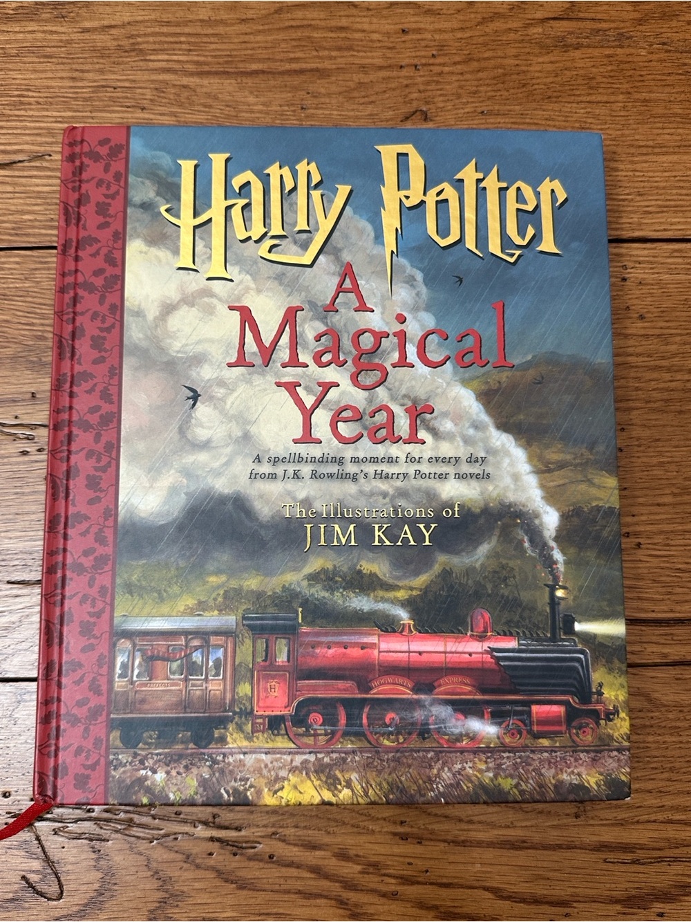 Scholastic Illustrated Harry Potter Art Book – Red & Green Accents